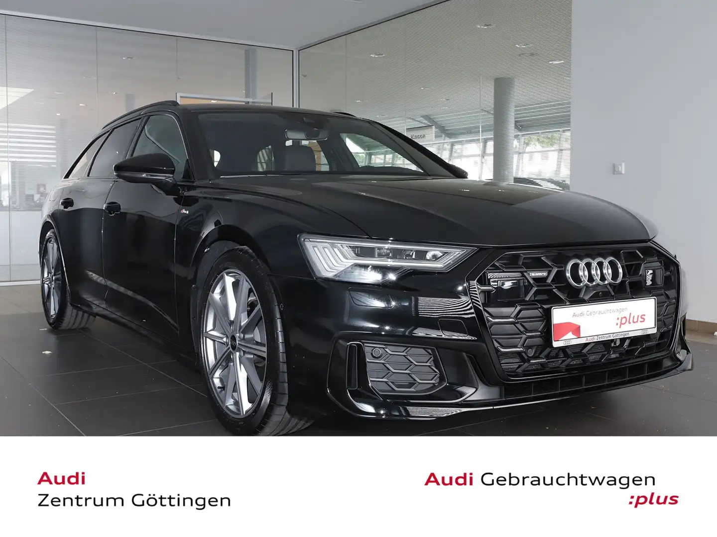 Audi A6 Avant 40TDI Sline qu. Str. MATRIX+HEAD UP+AHK Zwart - 2