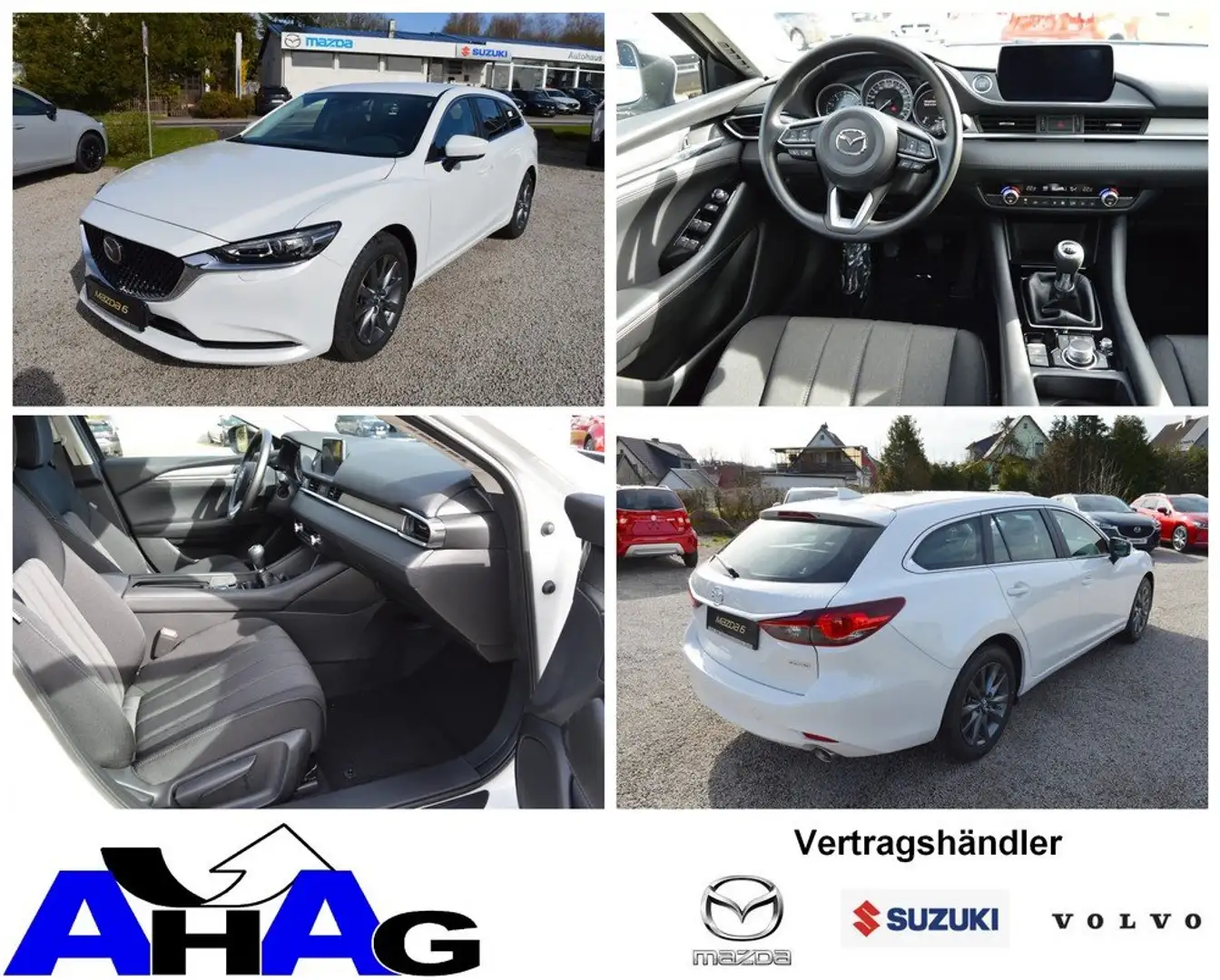 Mazda 6 Kombi SKYACTIV-G 145 Prime-Line *LED+Navi+MRCC* White - 1