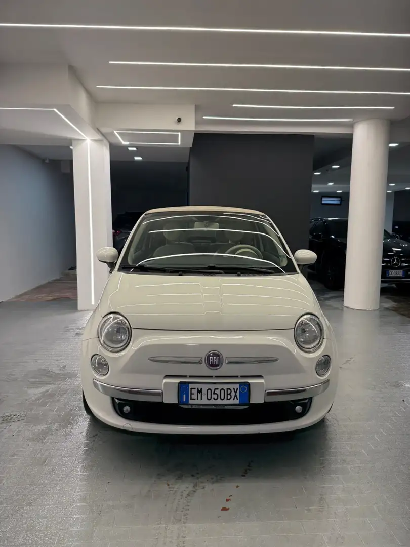 Fiat 500 500 C 1.2 Lounge Blanc - 2