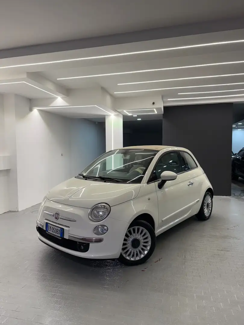 Fiat 500 500 C 1.2 Lounge Blanc - 1
