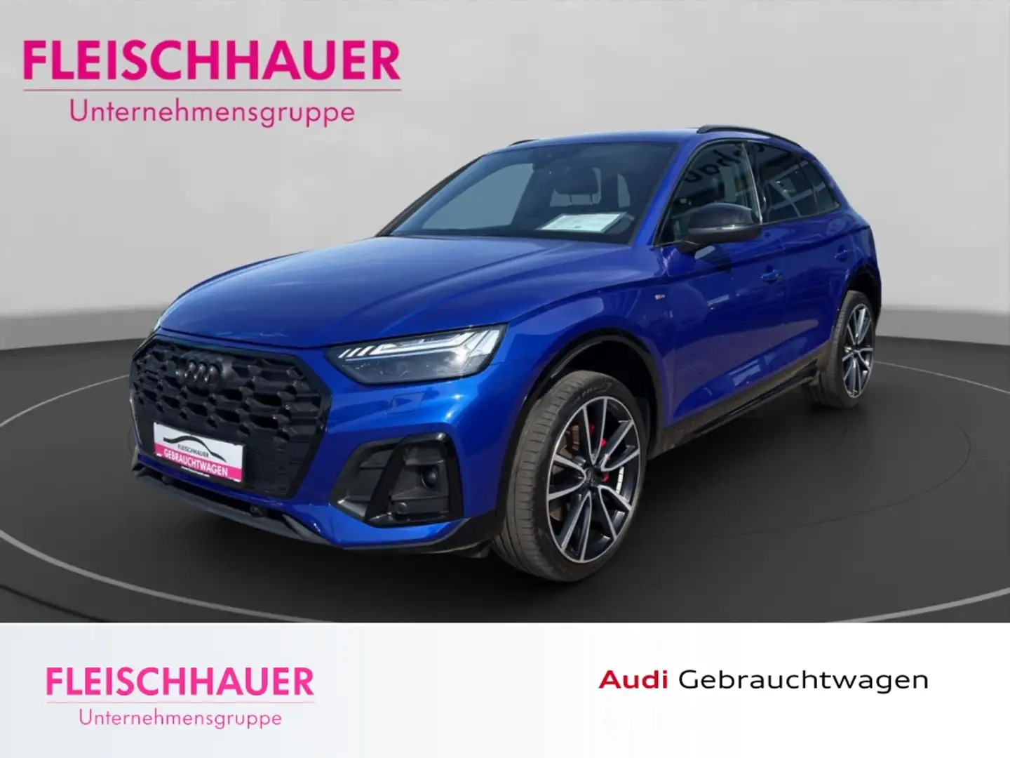 Audi Q5 40 TDI quattro S line Competition Ed.AHK-klappbar Blauw - 1