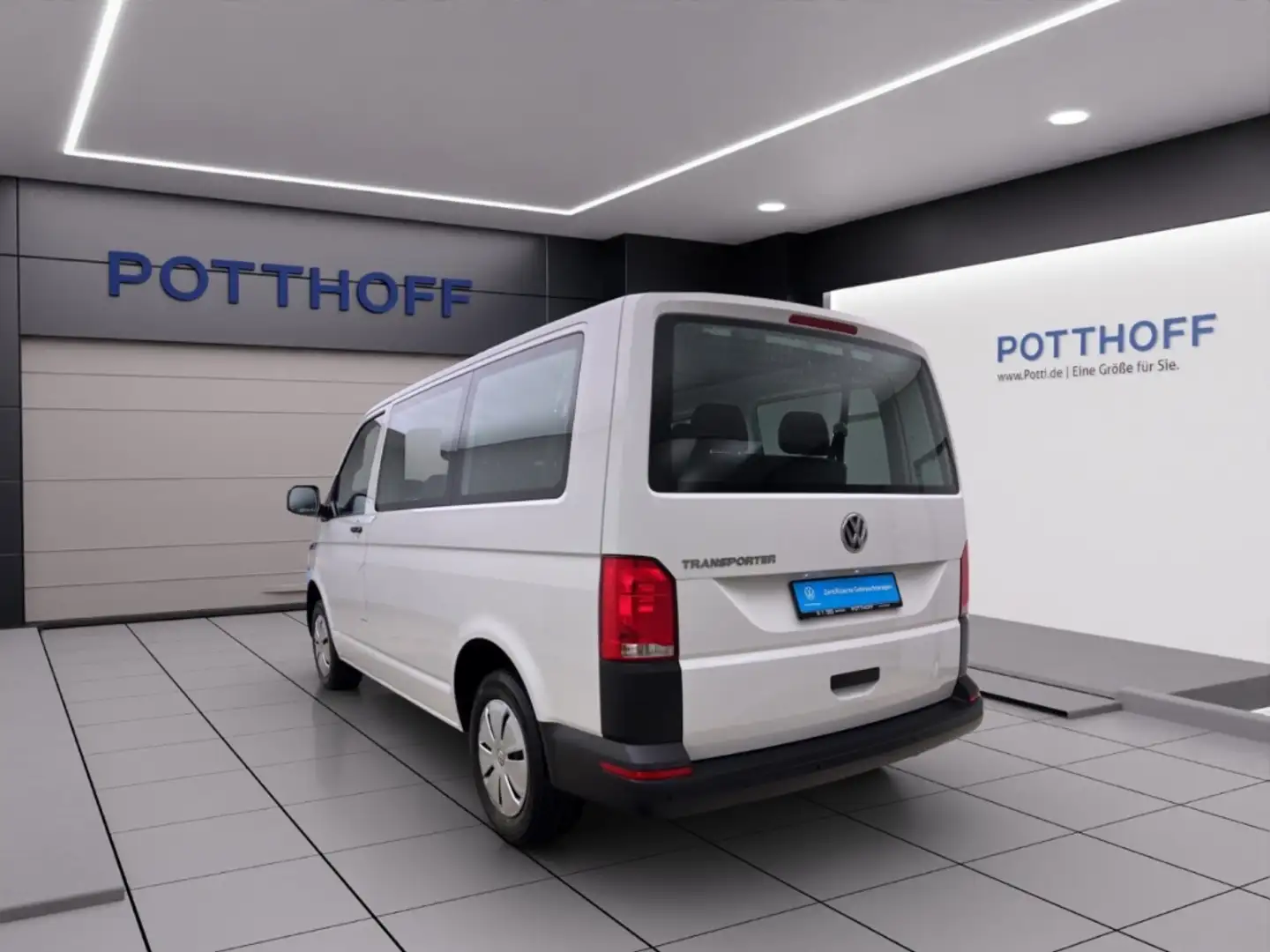 Volkswagen T6.1 Transporter Kombi 2.0 TDI 9-Sitzer NAVI KLIMA DAB+ Blanc - 2