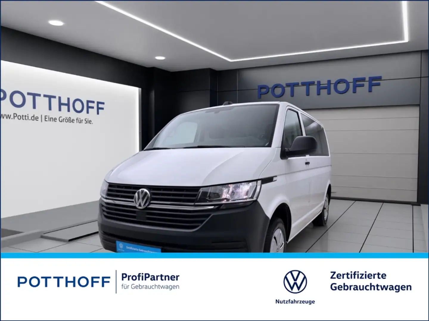 Volkswagen T6.1 Transporter Kombi 2.0 TDI 9-Sitzer NAVI KLIMA DAB+ Blanc - 1