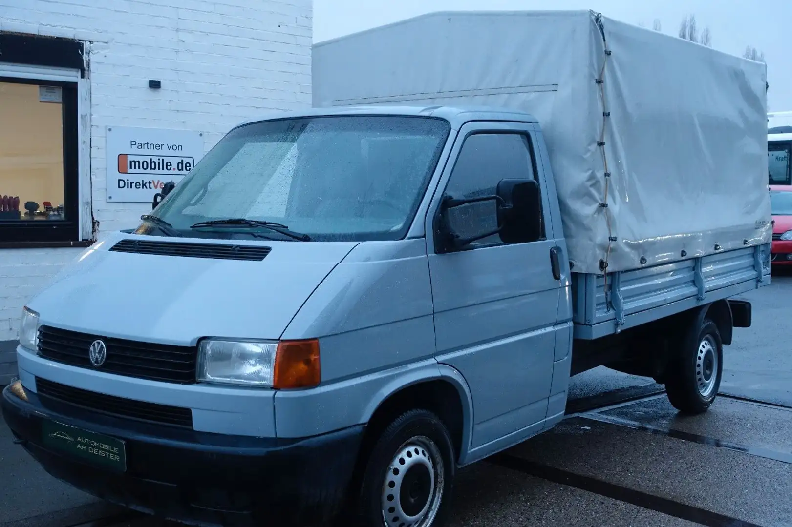 Volkswagen T4 1.9l D*PRITSCHE*3-SITZE*AHK*TÜV+SERVICE NEU* Gris - 2