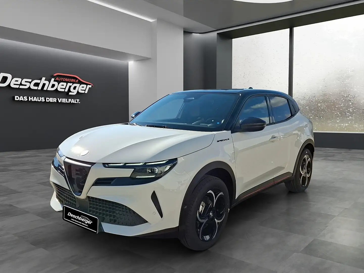 Alfa Romeo Junior Ibrida Speciale 1.2 MHEV e-DCT6 / Top Ausstattung Weiß - 1