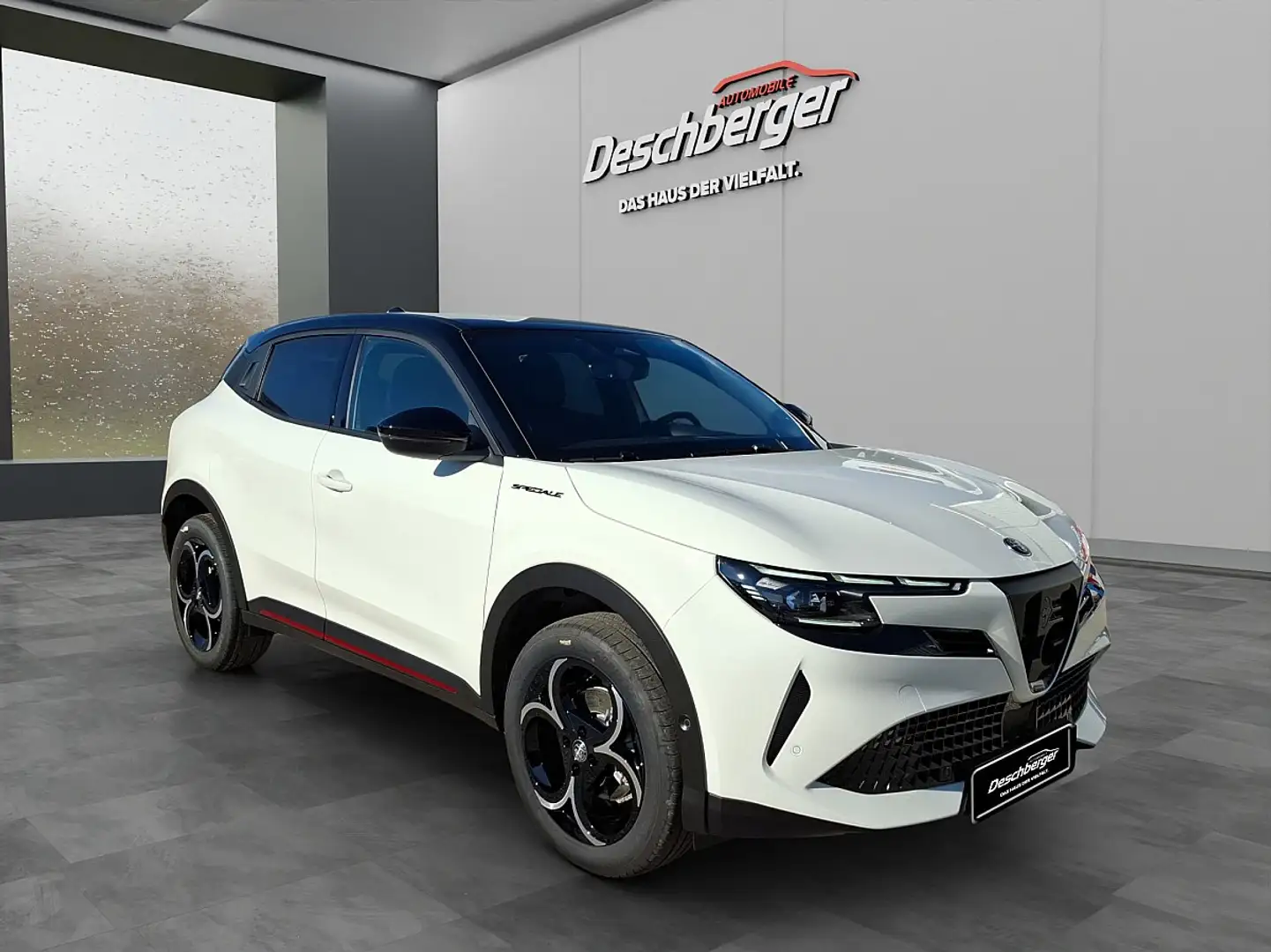 Alfa Romeo Junior Ibrida Speciale 1.2 MHEV e-DCT6 / Top Ausstattung Weiß - 2