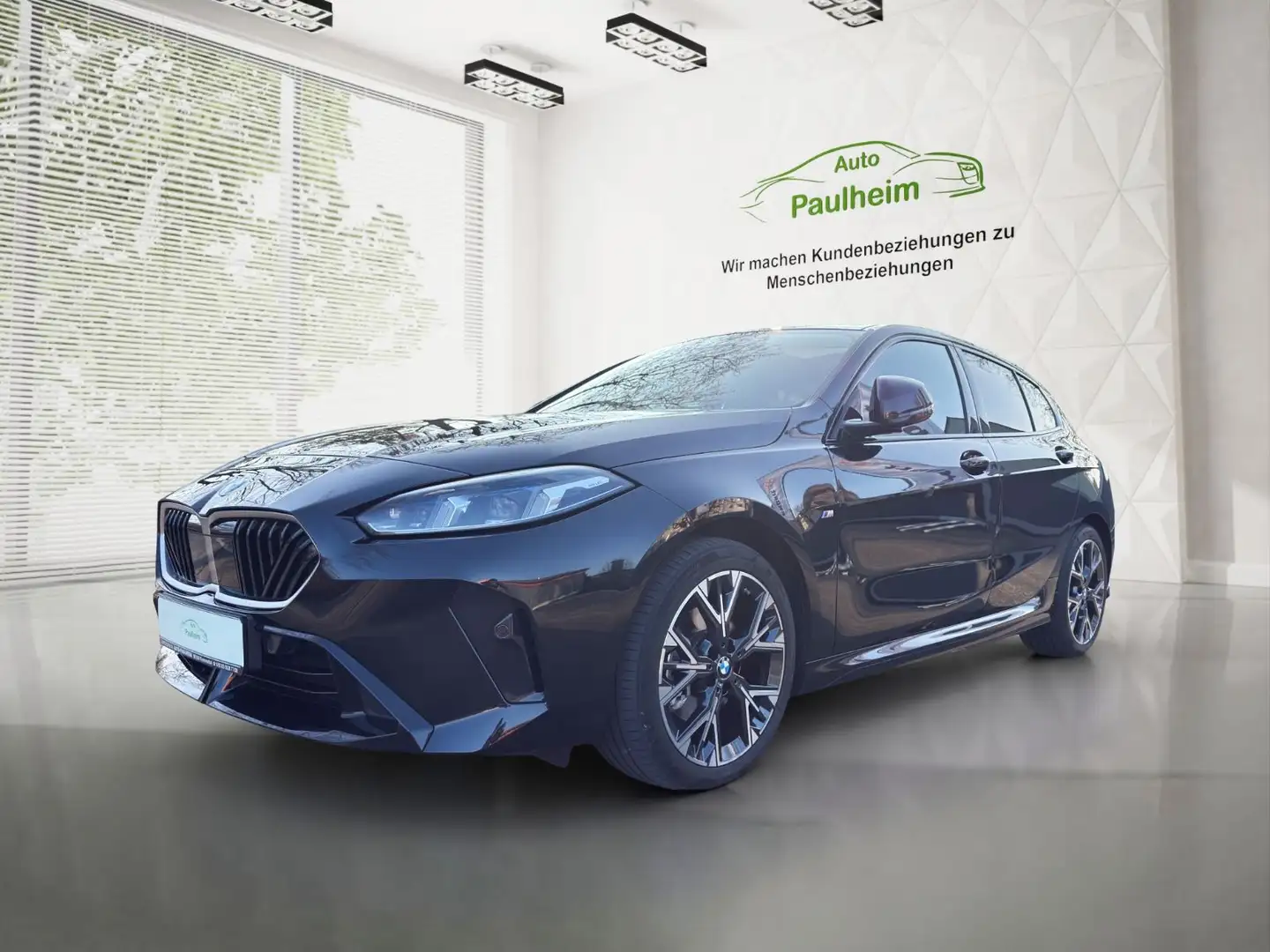 BMW 120 D M-SPORT »AD-LED»SHZ»PANO»NAVI»AAHK Schwarz - 1