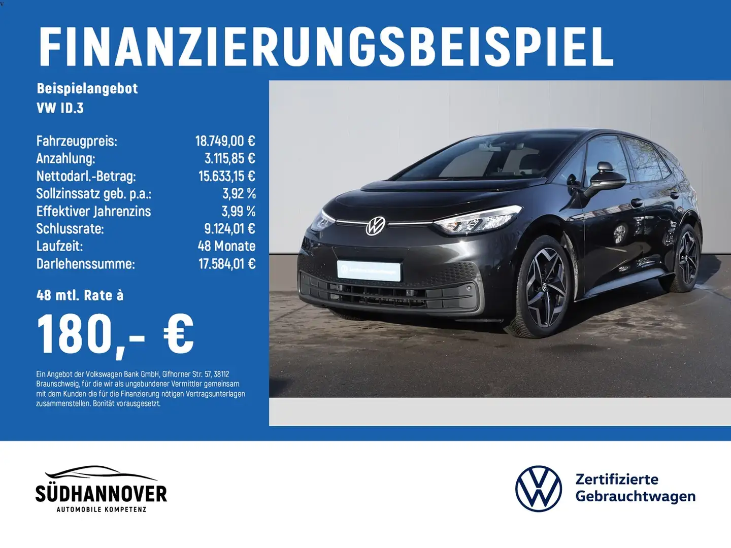 Volkswagen ID.3 Pure Performance 110 kW Fahrschulausstattung Grijs - 2