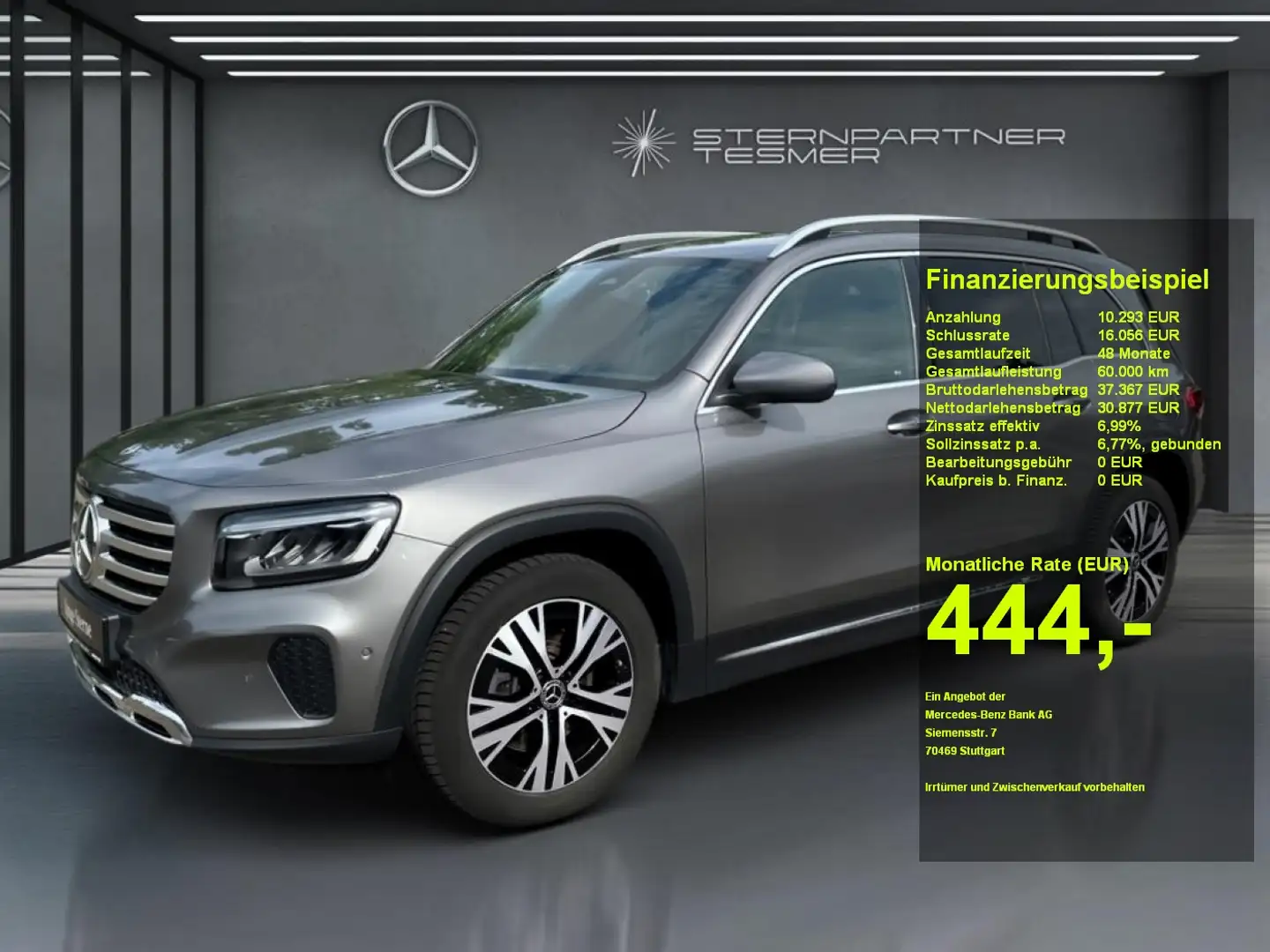 Mercedes-Benz GLB 200 d PROGRESSIVE+LED+AHK+EASY-P+SzHz+KAMERA Grijs - 1