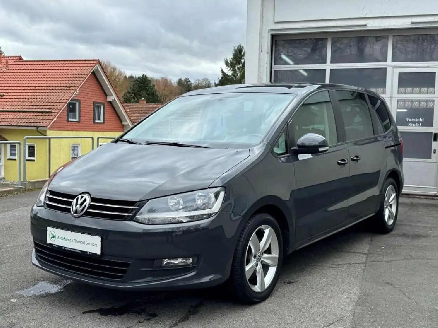 Volkswagen Sharan 2,0 TDI AHK, Navi, Keyless Gris - 1