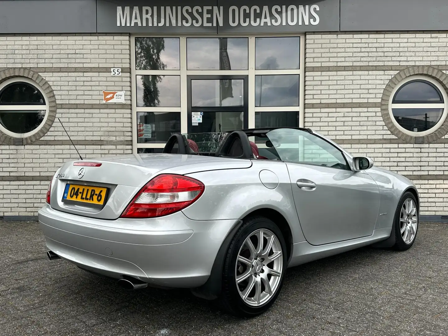 Mercedes-Benz SLK 200 K. |STOELVW,CRUISE,MEMORY| Grijs - 2