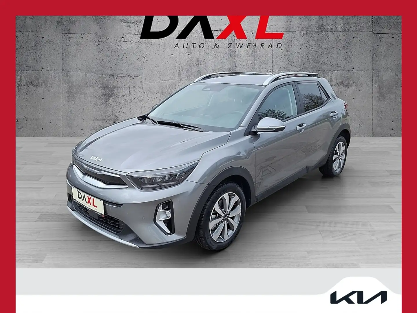 Kia Stonic 1,0 TGDI GPF ISG Gold *neuwertig* Grau - 1
