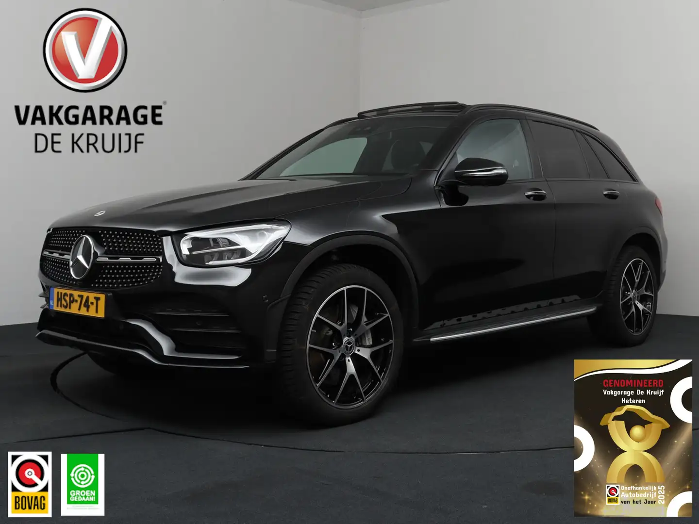 Mercedes-Benz GLC 300 300e 4MATIC Business Solution AMG | Luchtvering | Zwart - 1
