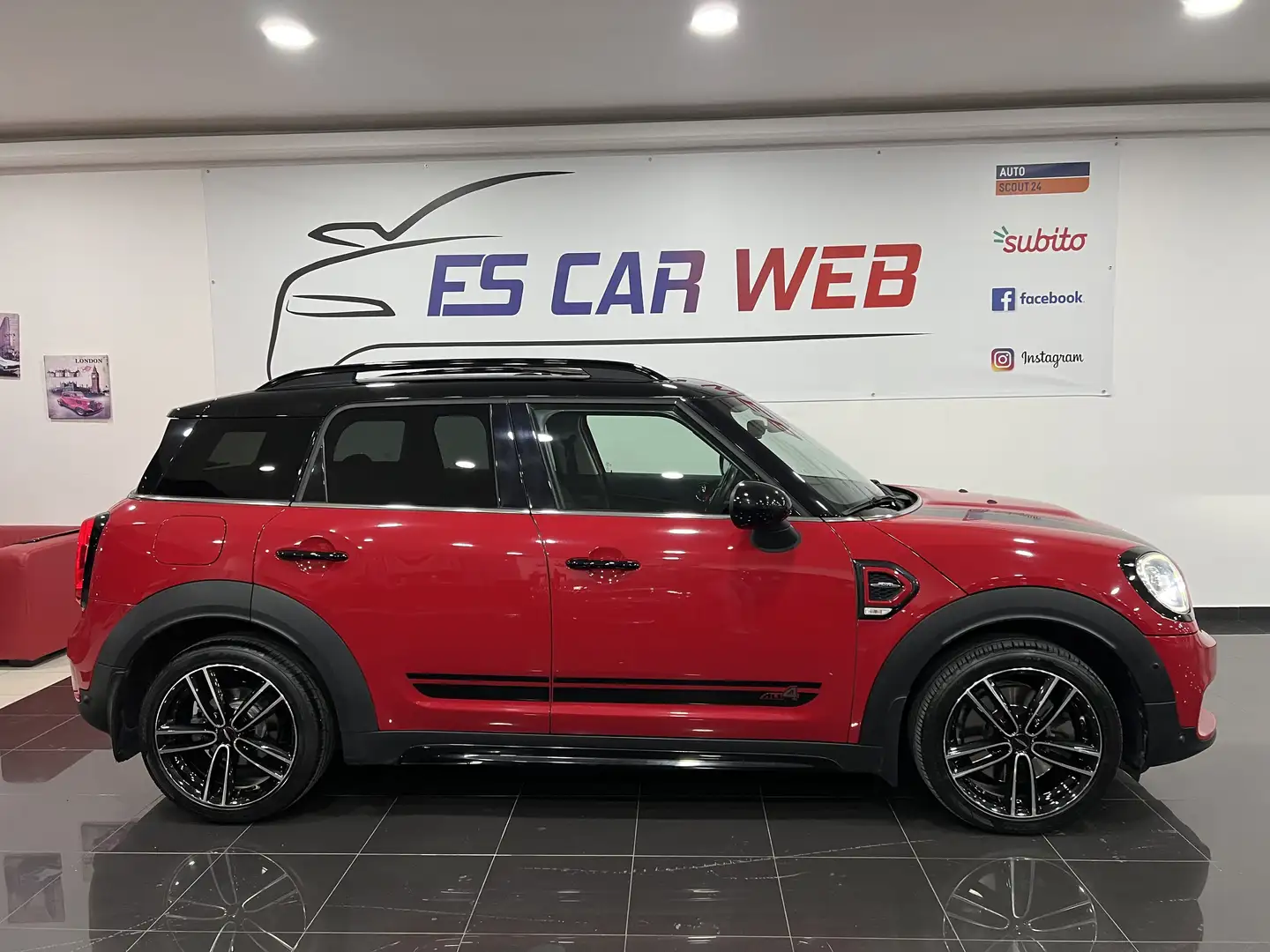 MINI Cooper SD Countryman 2.0 JCW all4 auto 190 cv Rojo - 2