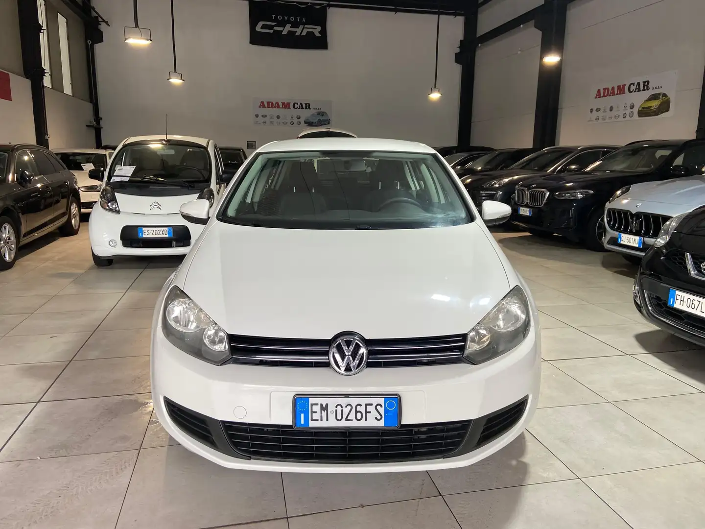 Volkswagen Golf Golf VI 2008 5p 1.6 tdi Highline Bianco - 1