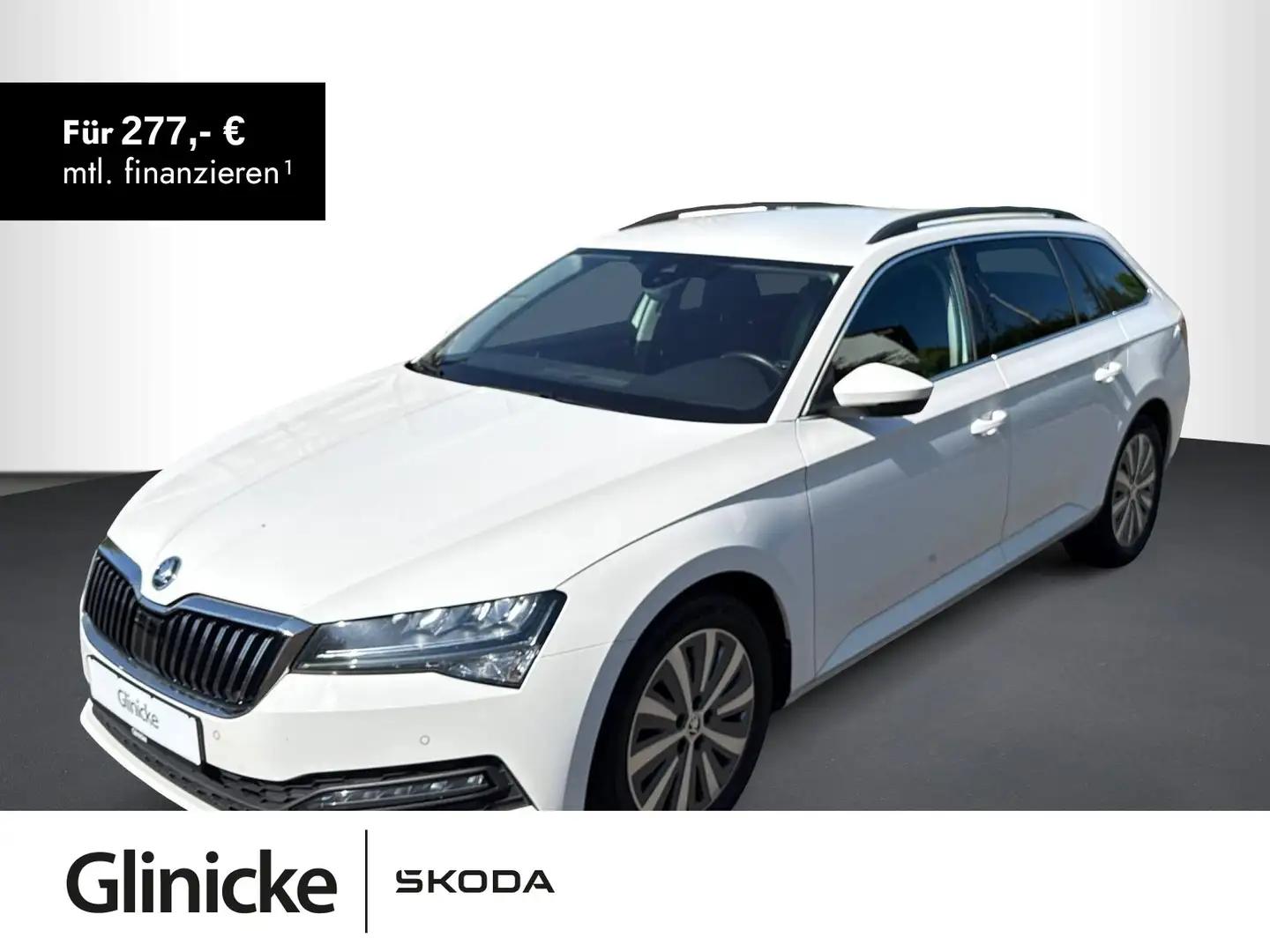 Skoda Superb Combi 2.0 TDI Ambition DSG, NAVI, PDC Weiß - 1