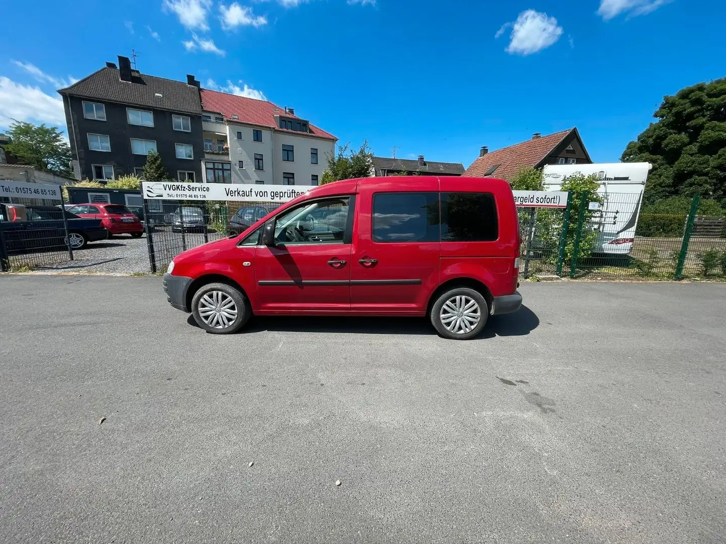 Volkswagen Caddy Life Gewinner 1.9 TDI NAVI, KLIMA...Scheckheft! Rot - 1