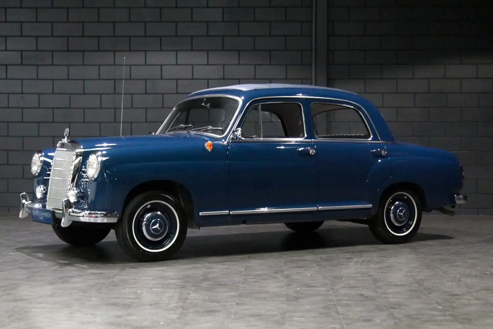 Mercedes-Benz 190 B Ponton FaltDach Original Deutsch NeuWertig Blau - 1