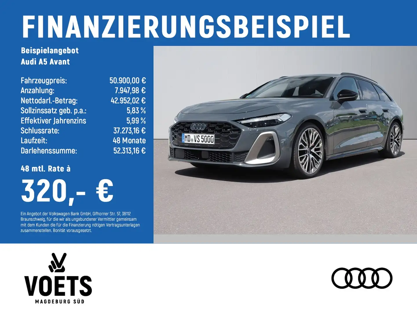 Audi A5 Avant TDI 150 kW Qua. edition one B&O+MATRIX Grau - 2