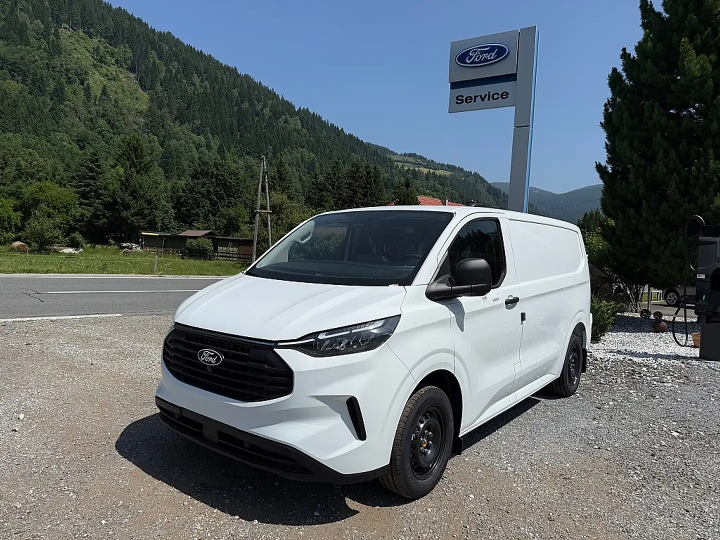 Ford Transit Custom Kasten 2,0 EcoBlue L1H1 320 Trend AWD Aut. Blanc - 1