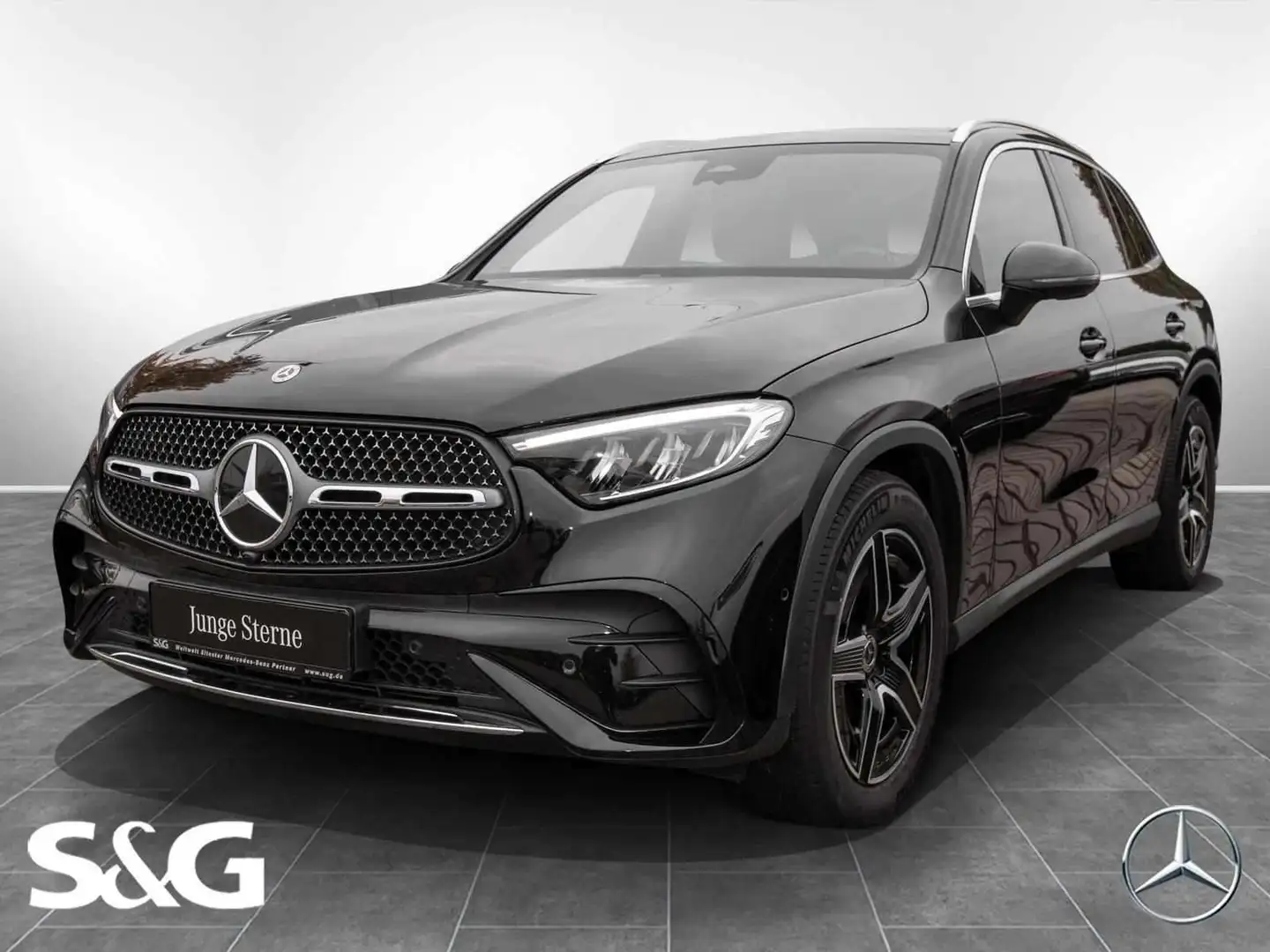 Mercedes-Benz GLC 220 d 4M AMG RüKam+MBUX+Pano+LED+AHK+19 Schwarz - 1