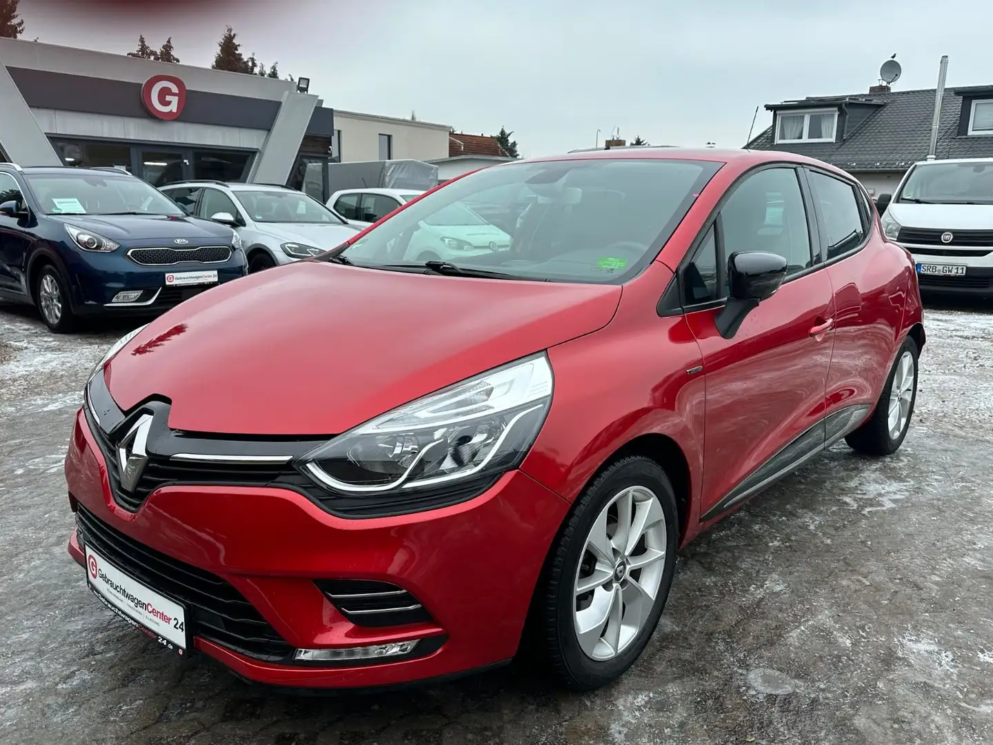 Renault Clio IV Limited TCE 120 AUTOMATIK, KLIMA, PDC Rouge - 1