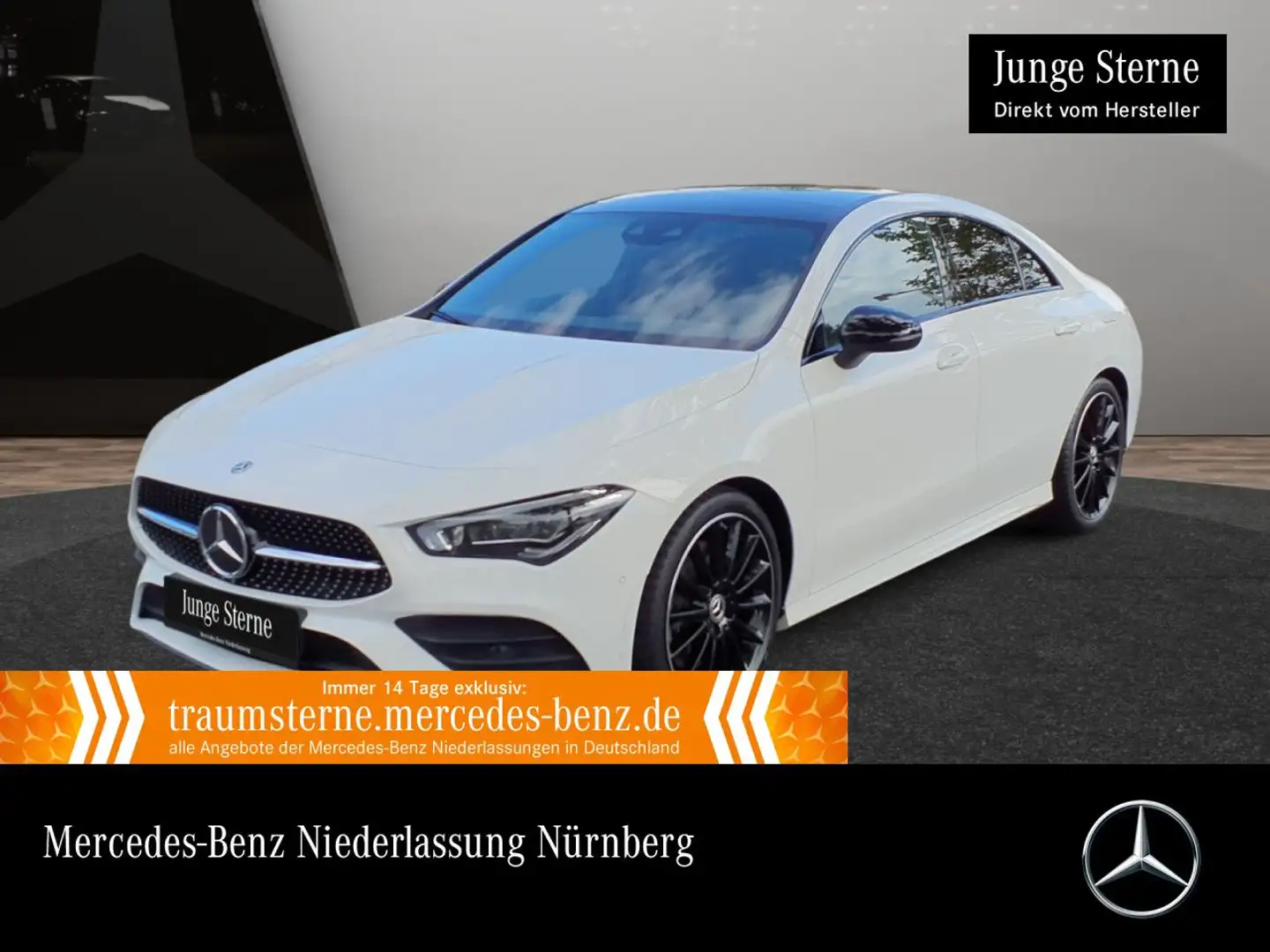 Mercedes-Benz CLA 250 AMG+NIGHT+PANO+MULTIBEAM+KAMERA+19"+HUD+7G Weiß - 1