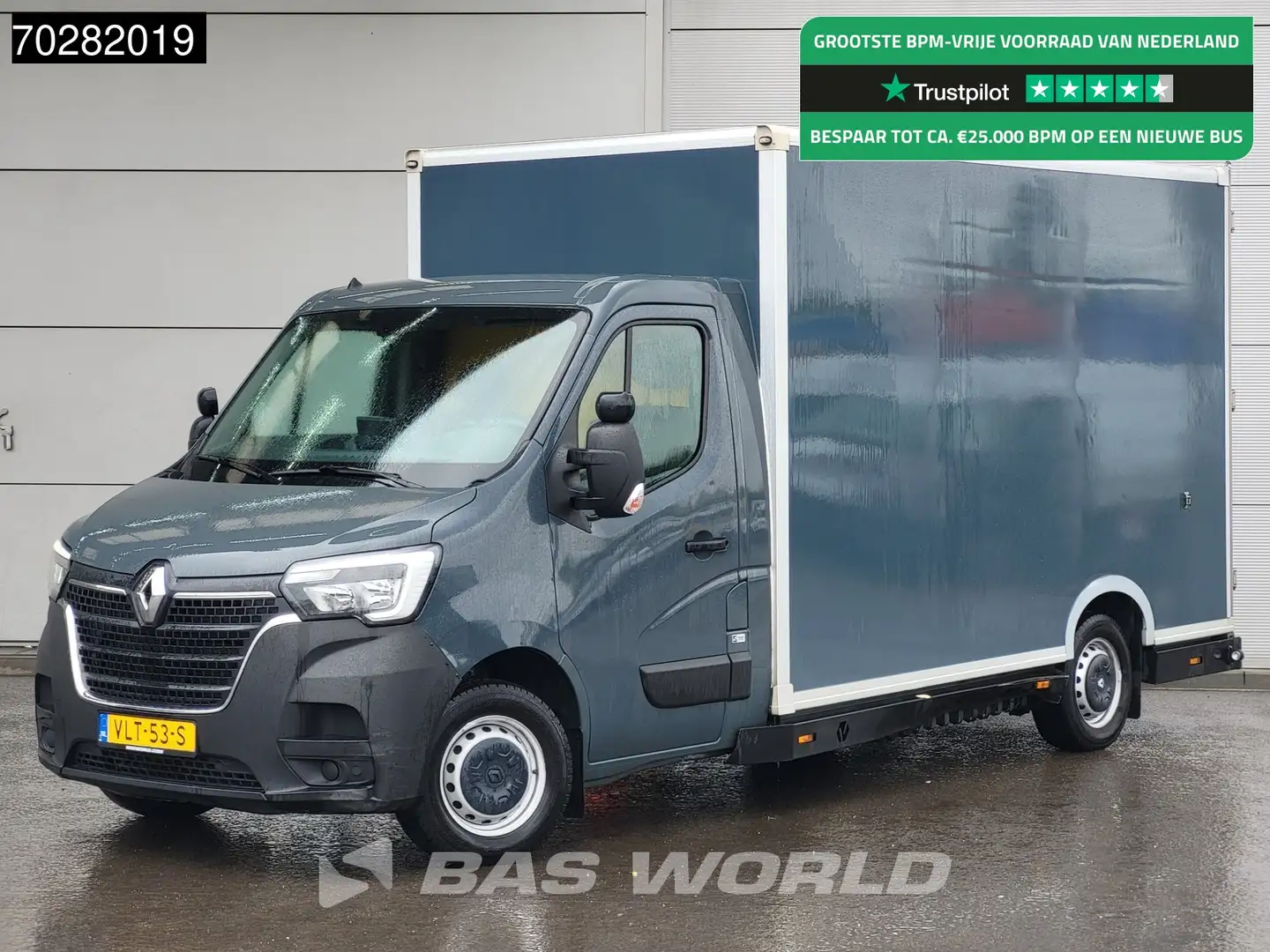 Renault Master 150PK Bakwagen Airco Cruise Luchtvering Meubelbak Grijs - 1