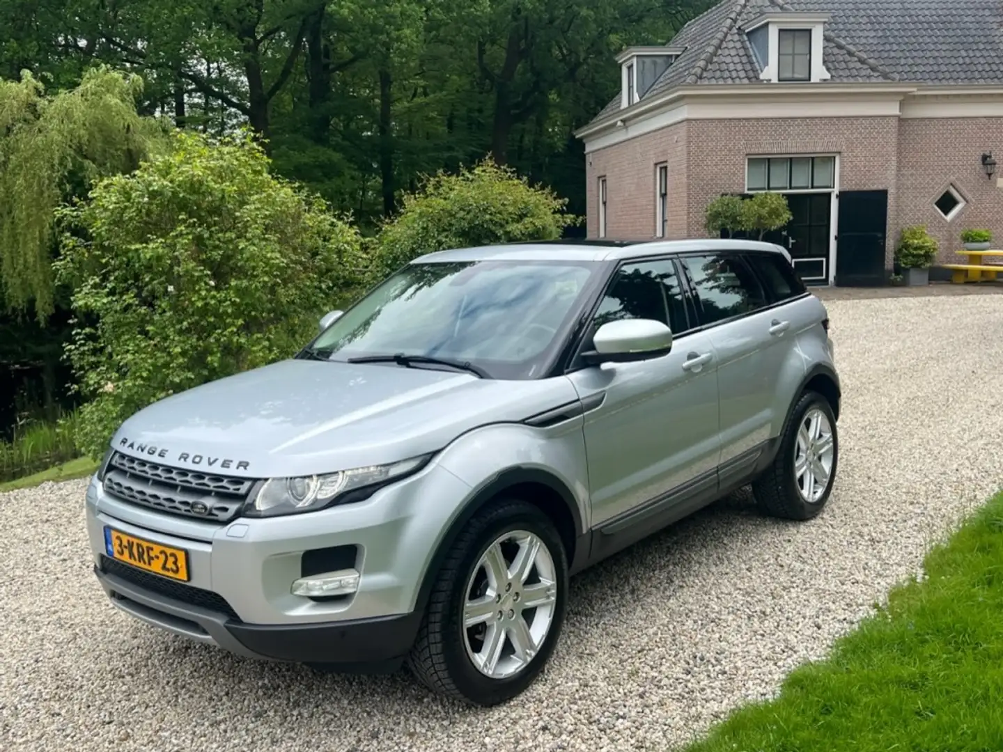 Land Rover Range Rover 2.0 SI 4WD DYNAMIC Automaat 5drs 2e eig. #PANORAMA siva - 1