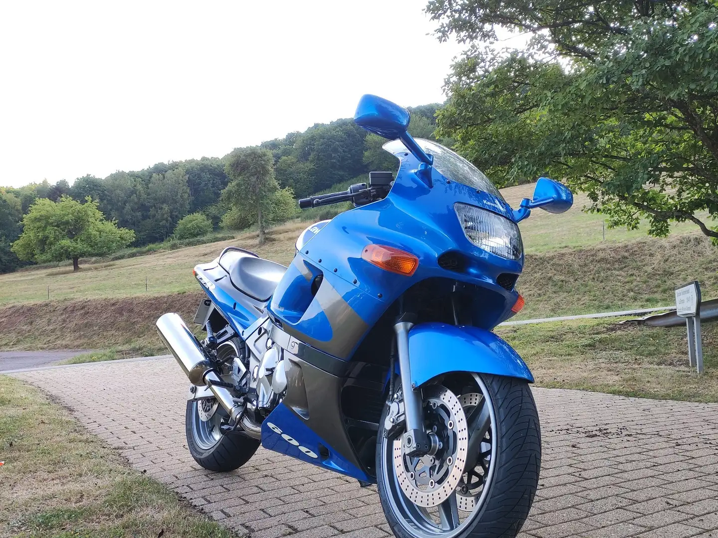 Kawasaki ZZR 600 Albastru - 1
