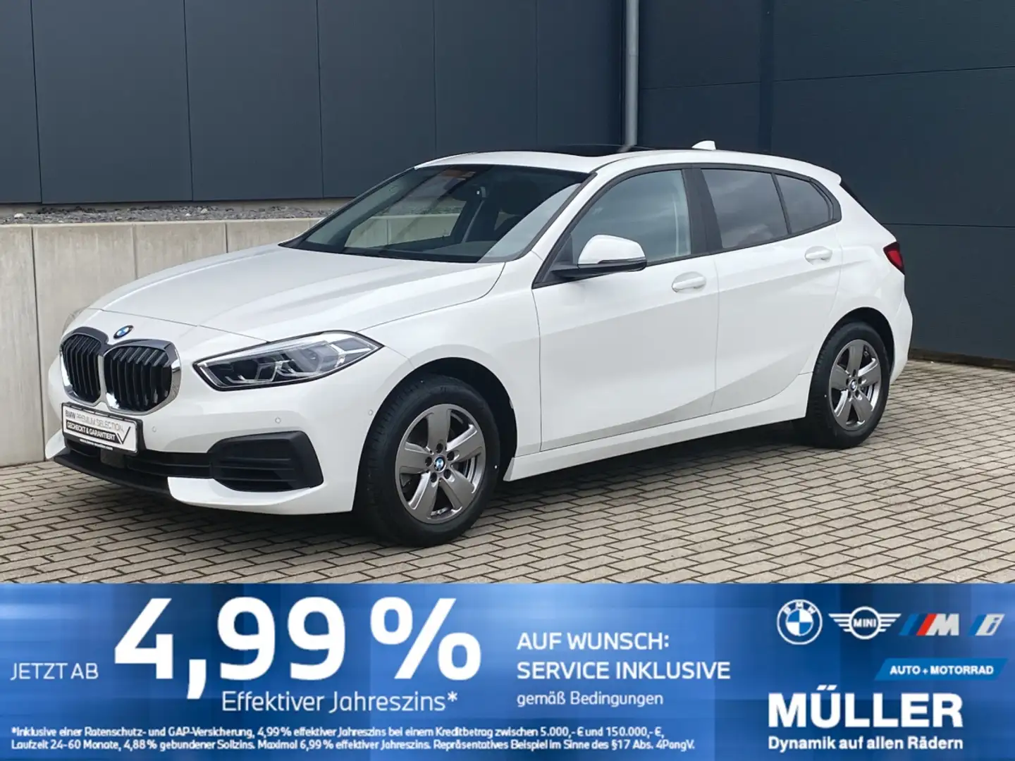 BMW 116 i DKG F40 Advantage LED/LHZ/PANO/CAM/PRIVACY LED/L Bianco - 1