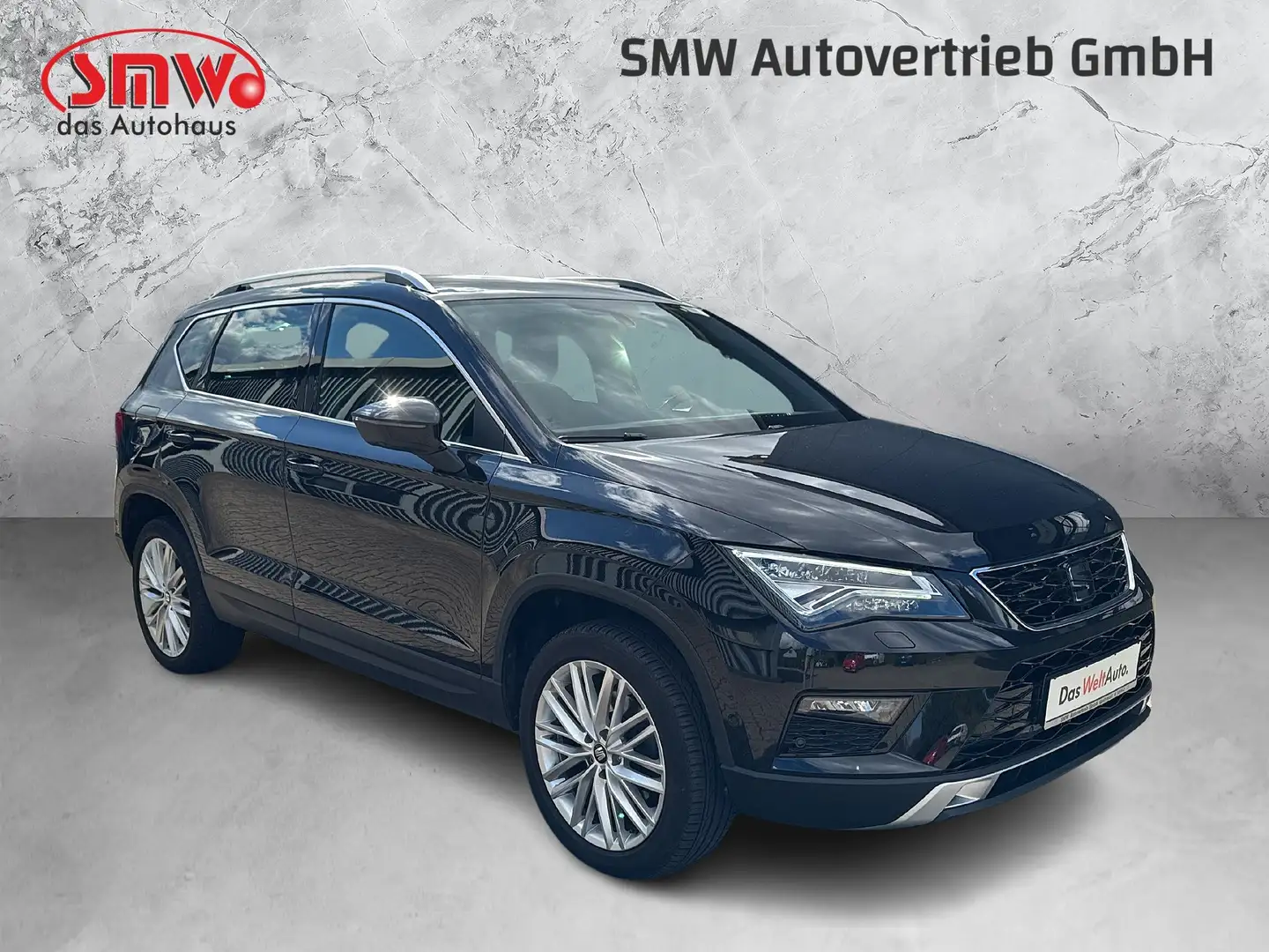 SEAT Ateca 2.0TDI 150PS XCELLENCE / HZV / SH / NAVI Schwarz - 1