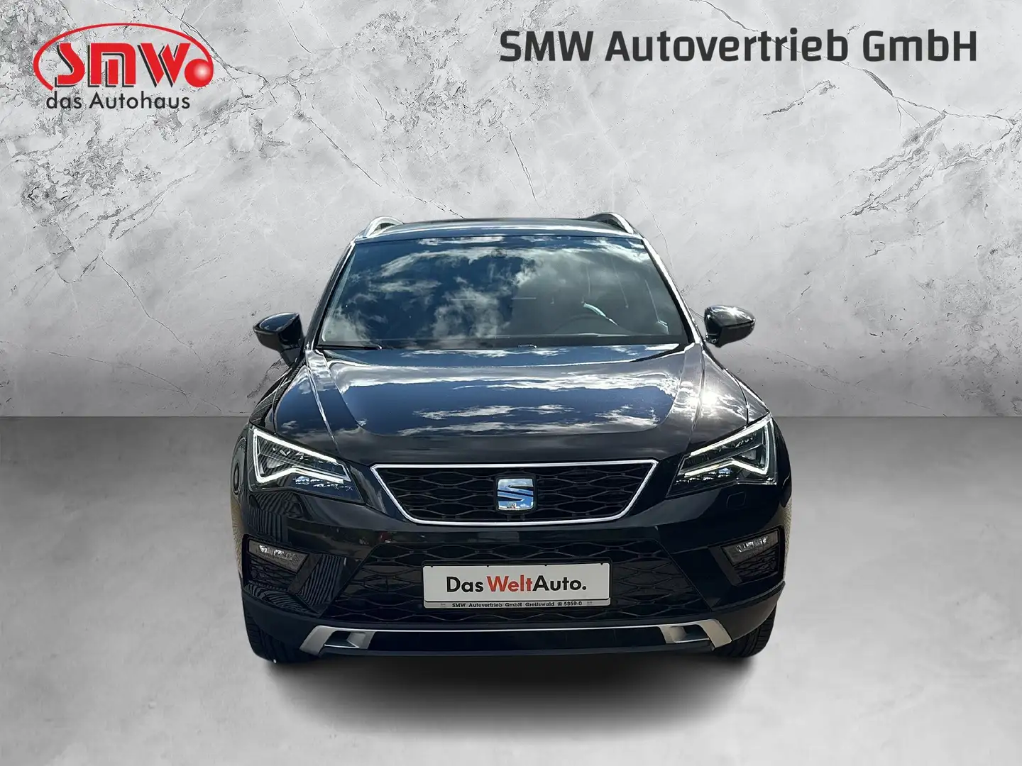 SEAT Ateca 2.0TDI 150PS XCELLENCE / HZV / SH / NAVI Schwarz - 2