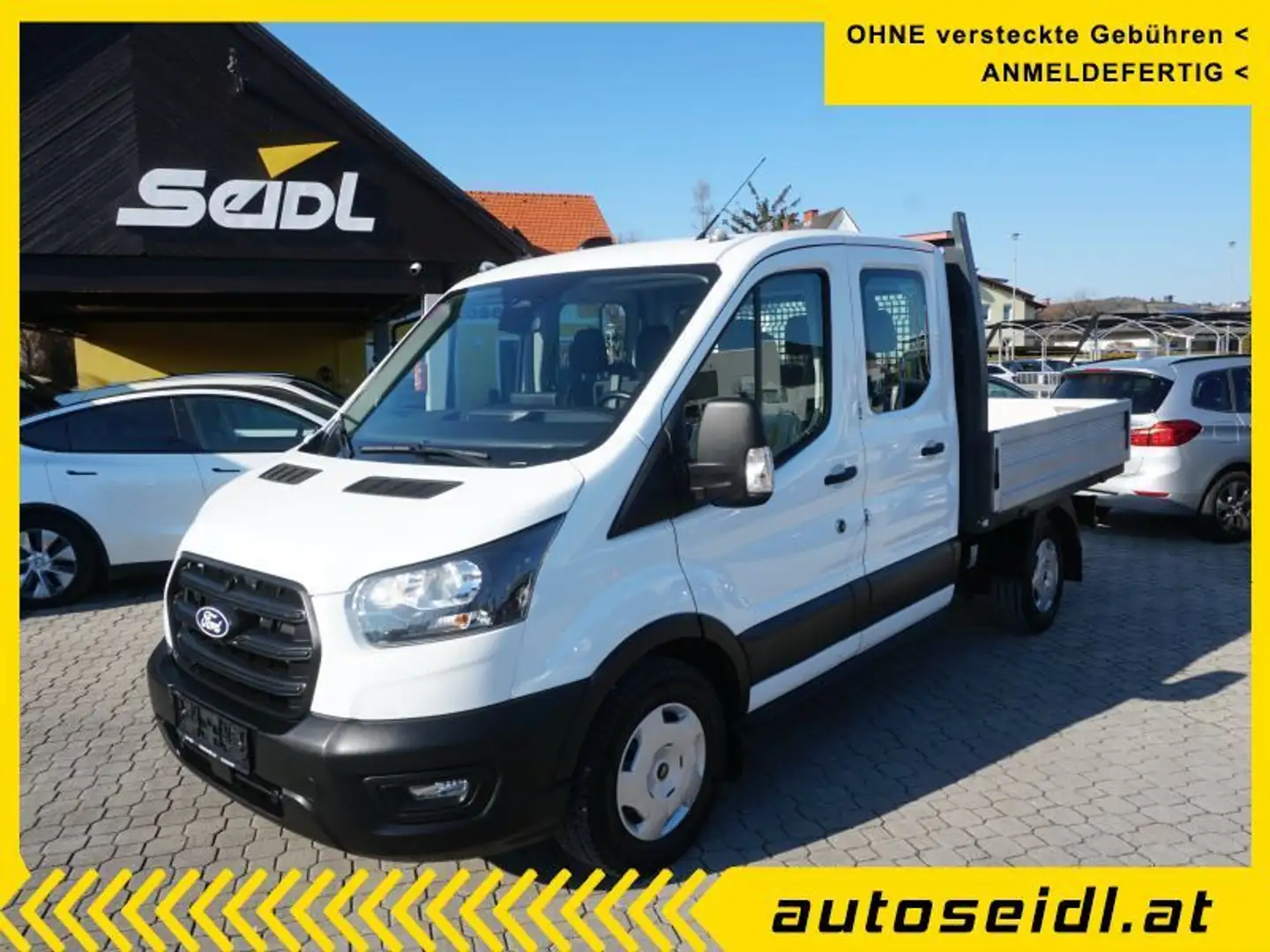 Ford Transit  Pritsche Doka 2,0 Ecoblue L2H1 350 Trend Weiß - 1