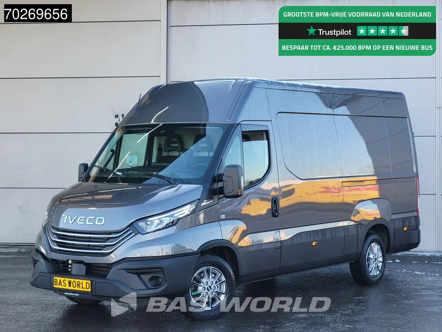 Iveco Daily 35S21 Automaat 2025 model L2H2 Trekhaak Tacho ACC Šedá - 1