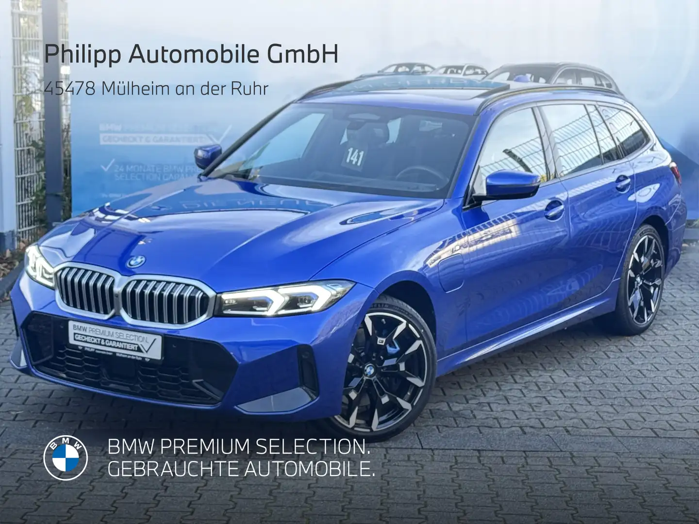 BMW 330 e xDrive Tou M Sport AHK PANO h&k DA-Pro 360° Blau - 1
