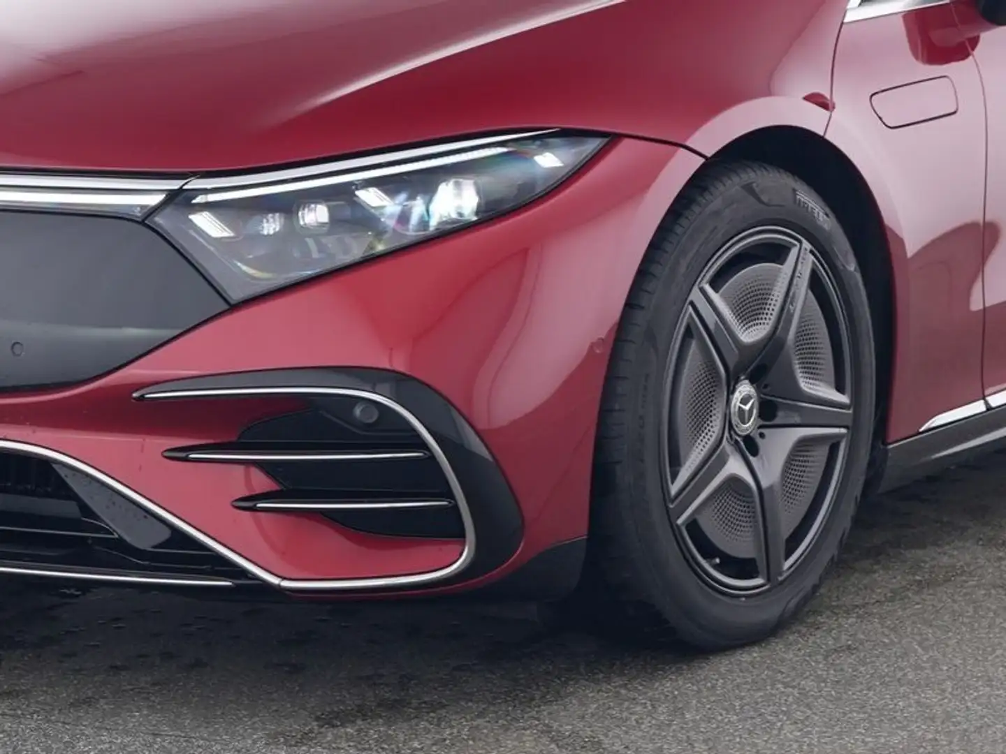 Mercedes-Benz EQS 350 AMG-Line+Fond Entertainment+Premium Plus Rot - 2