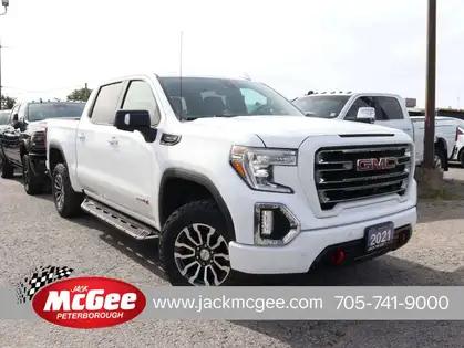 White 2021 GMC Sierra 1500 Pickup Truck Four-Wheel Drive Automatic