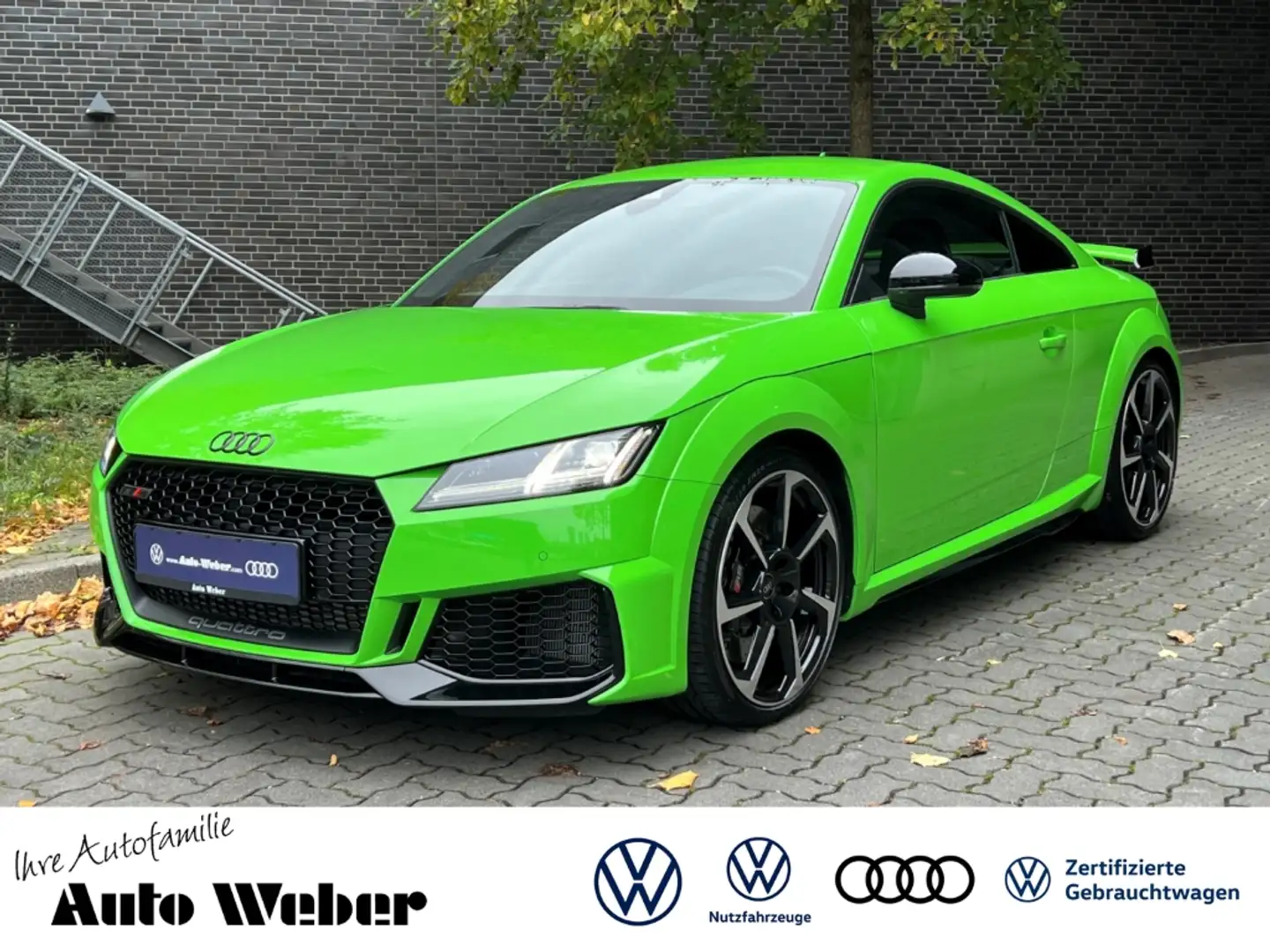 Audi TT RS Coupe Navi Leder Matrix OLED B&O 280km/h Yeşil - 1