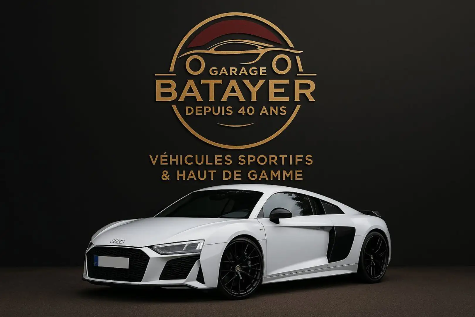Audi R8 II Blanc - 1