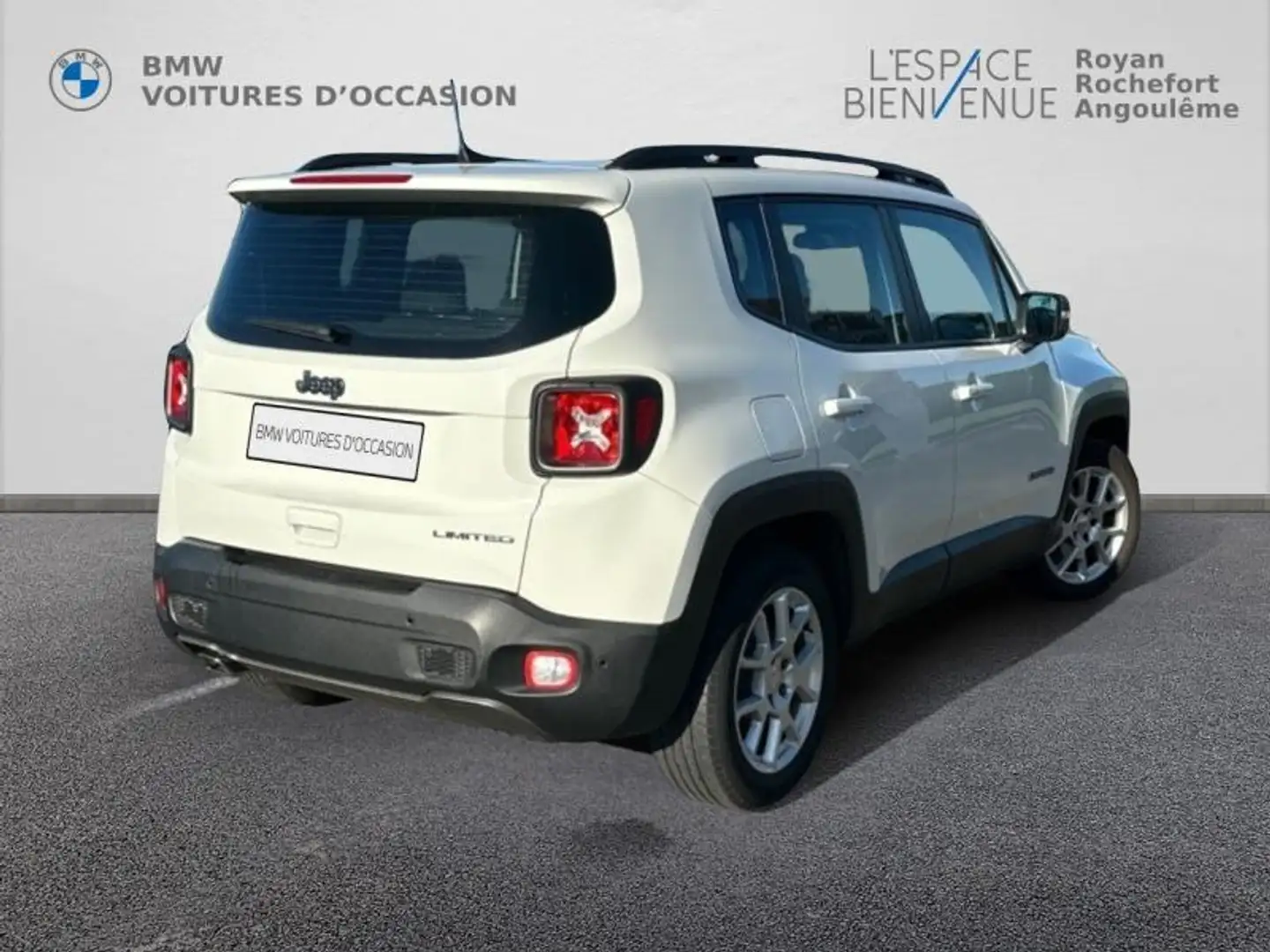 Jeep Renegade 1.6 MultiJet 130ch Limited MY21 Weiß - 2