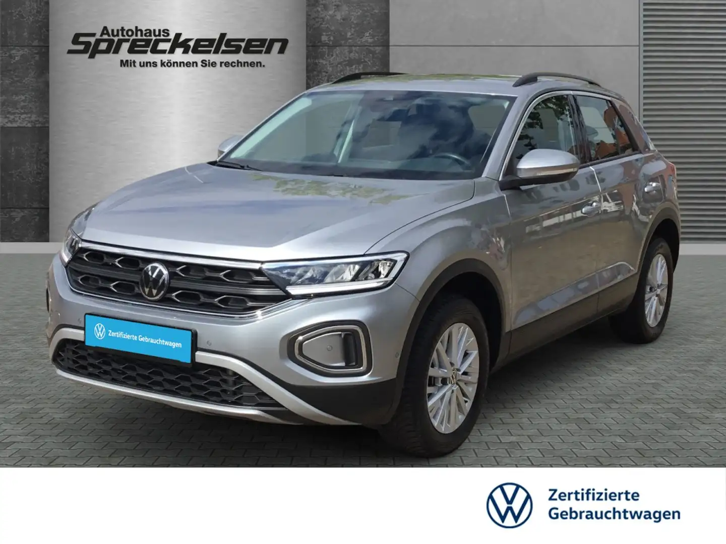 Volkswagen T-Roc 1.5 TSI Life++AHK++LED++Rückfahrkamera++Tempomat+ Zilver - 1