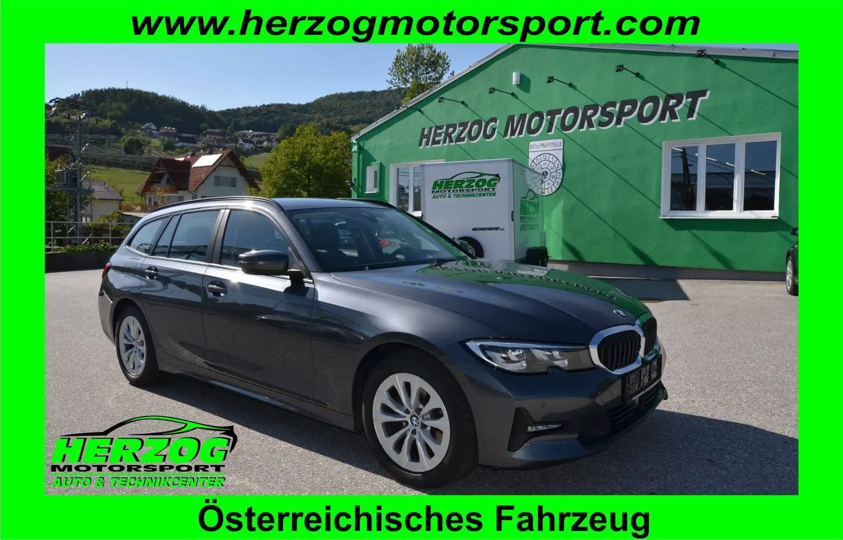 BMW 320 320d xDrive Touring 48V Aut. LED LIVE-COCKPIT 1.BESITZ Grau - 1