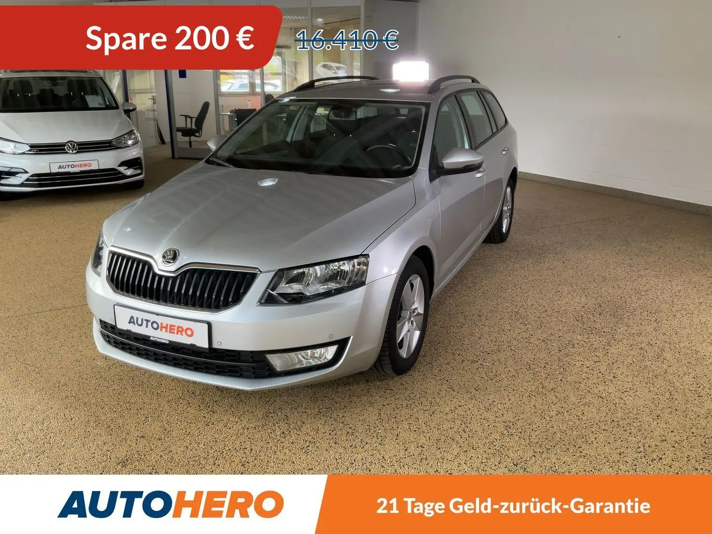 Skoda Octavia 1.4 TSI Ambition Aut.*TEMPO*PDC*SHZ* Silber - 1
