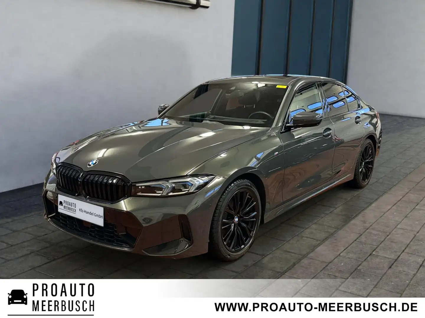 BMW 320 i M Sport MMRY/ACC/ADAPTLED/GLASDACH/HIFI Gris - 1