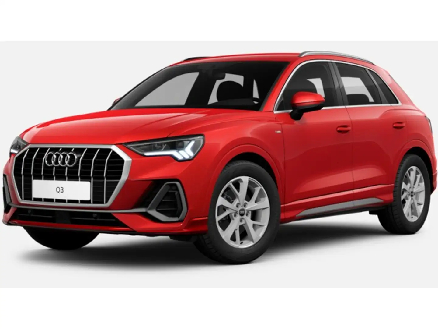 Audi Q3 35 TDI Black line S tronic 110kW Rot - 1