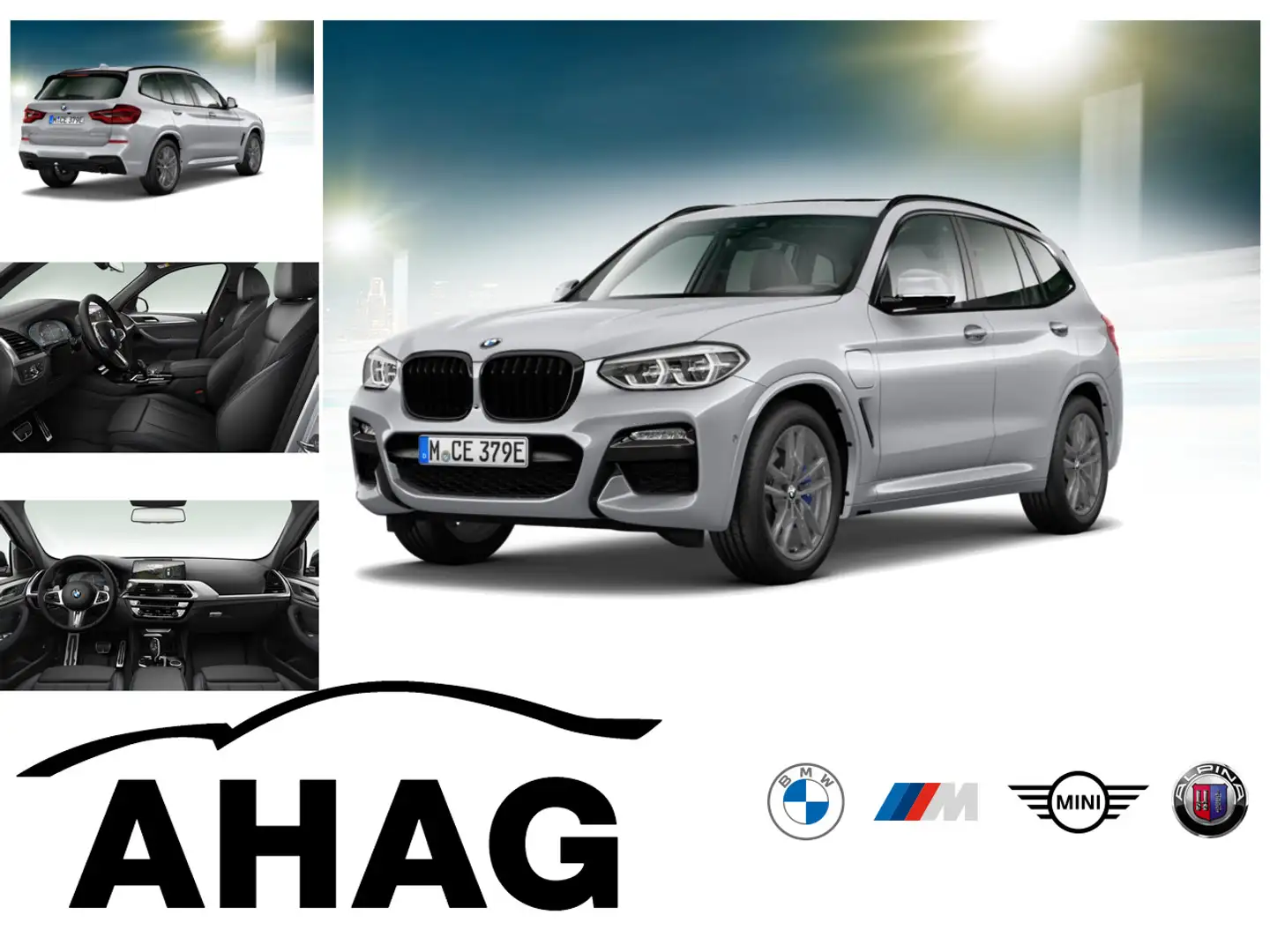 BMW X3 xDrive30e M SPORT AT Innovationsp. Sport Aut. Silber - 1