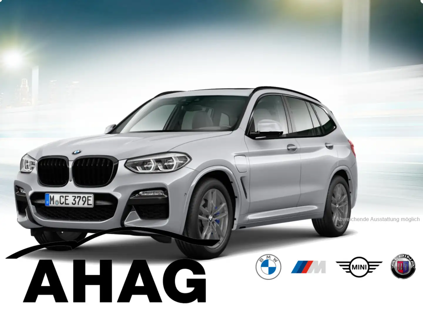 BMW X3 xDrive30e M SPORT AT Innovationsp. Sport Aut. Silber - 2