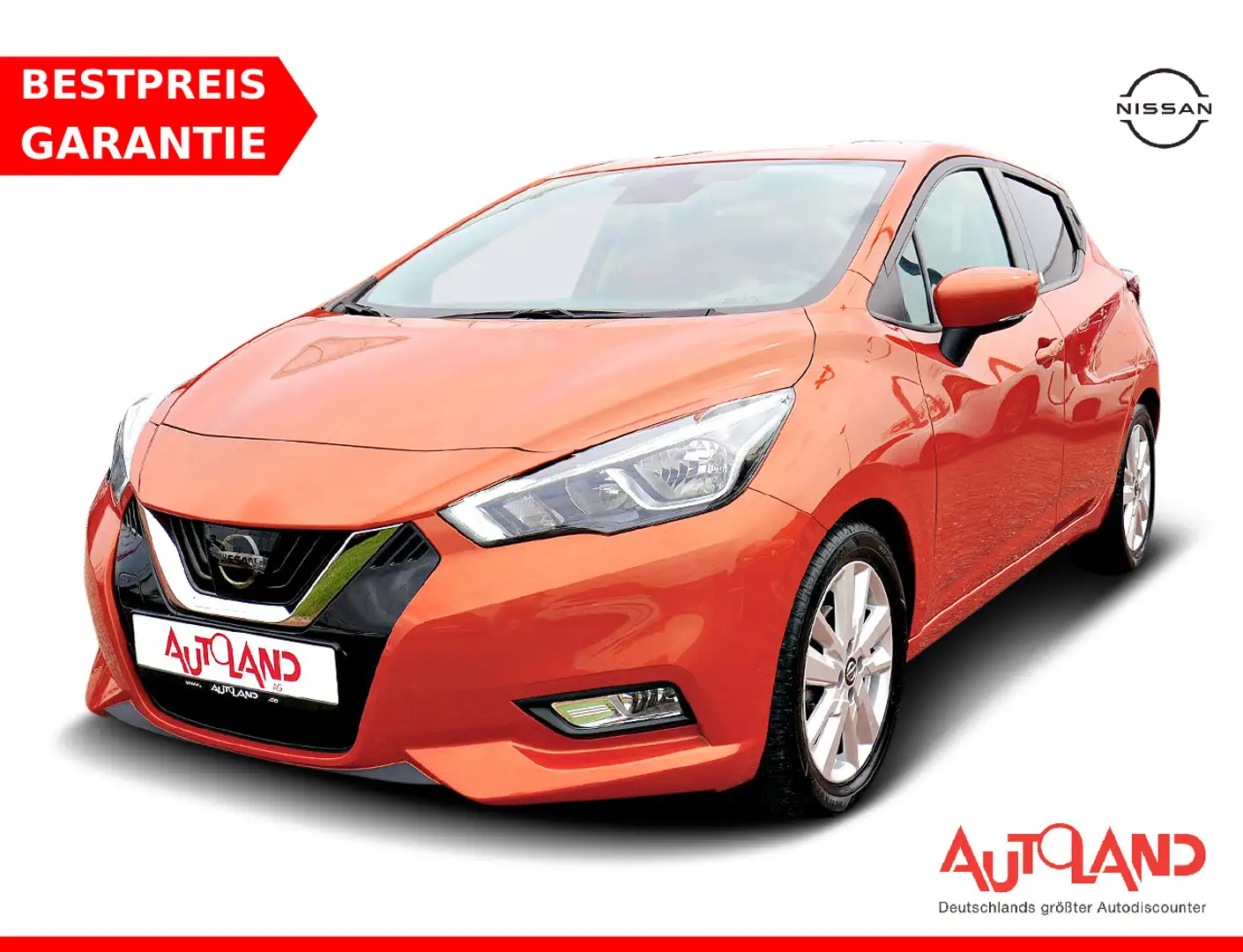 Nissan Micra 1.0 N-Connecta Navi Sitzheizung Kamera PDC Orange - 1
