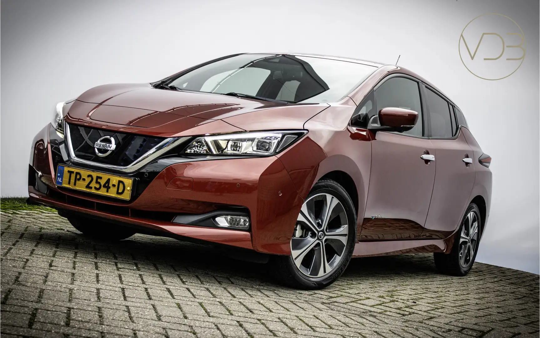 Nissan Leaf Tekna 40 kWh BOSE LEER Origineel NL Rood - 1